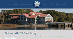 Desktop Screenshot of oldoysterfactory.com