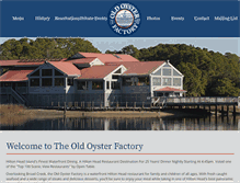 Tablet Screenshot of oldoysterfactory.com